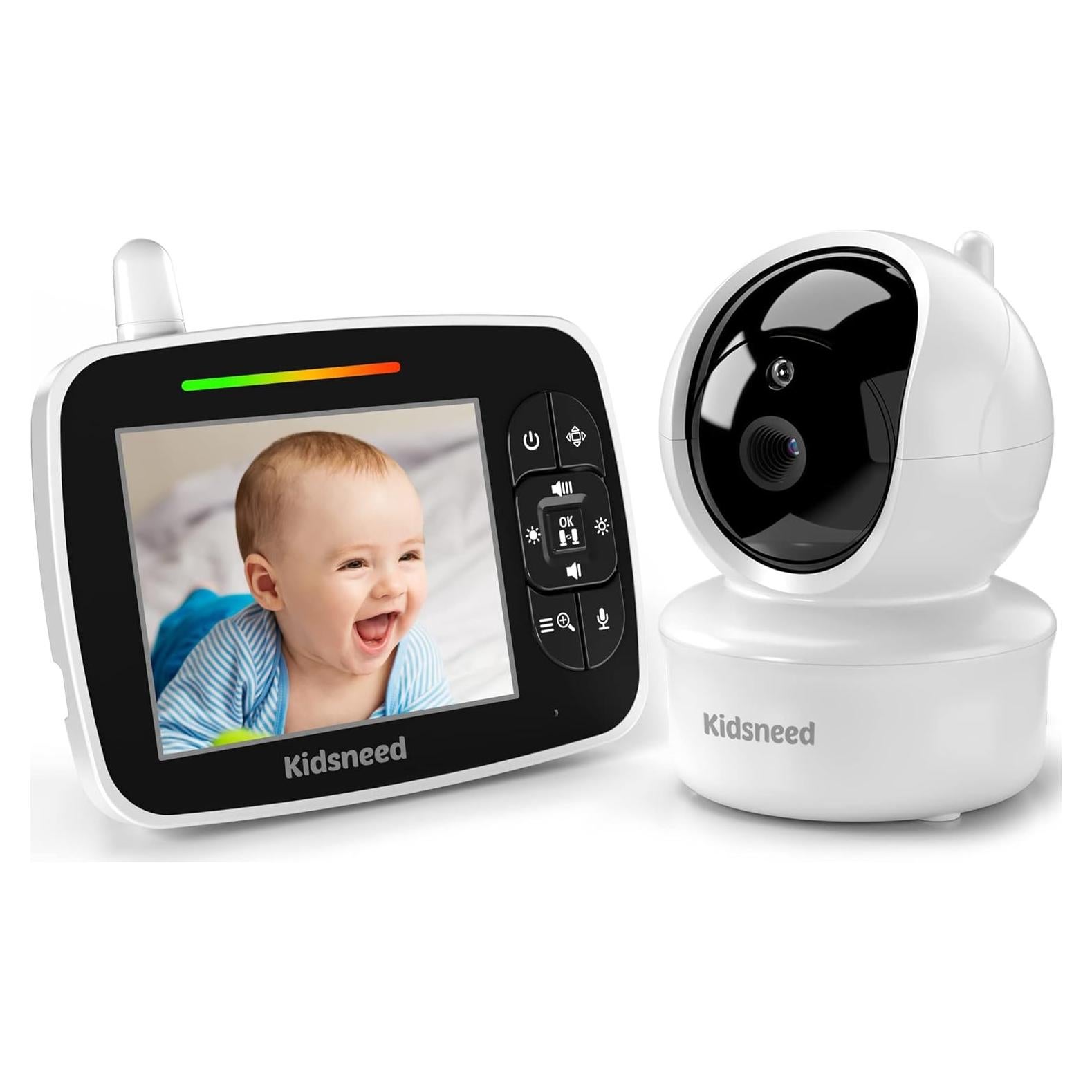 Monitor de Bebé Kidsneed SM935A - Pantalla 3.5" y Audio Bidireccional