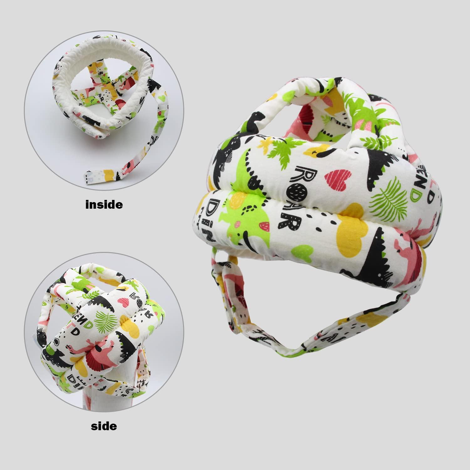 Casco Protector para Bebé Reflyaway Dinosaurio C Ajustable