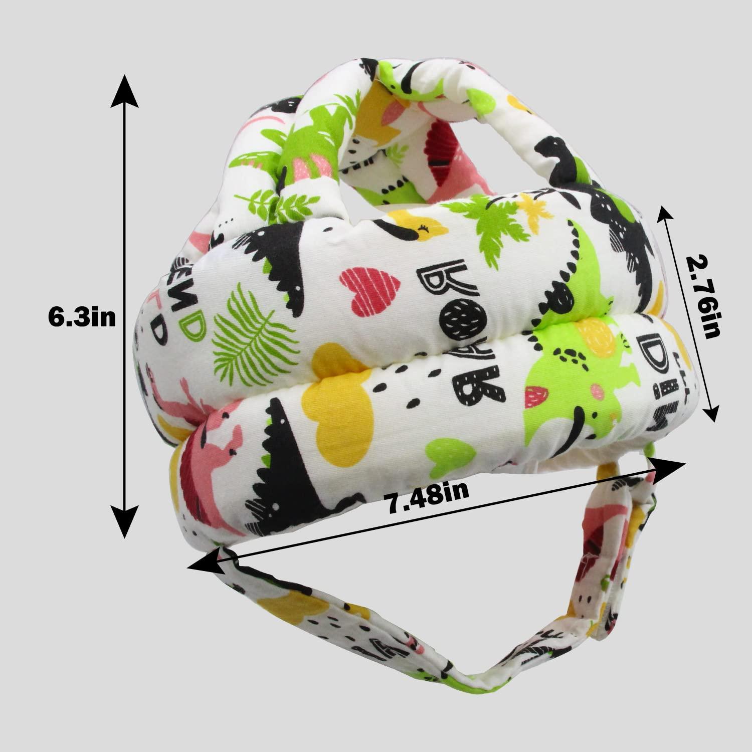 Casco Protector para Bebé Reflyaway Dinosaurio C Ajustable