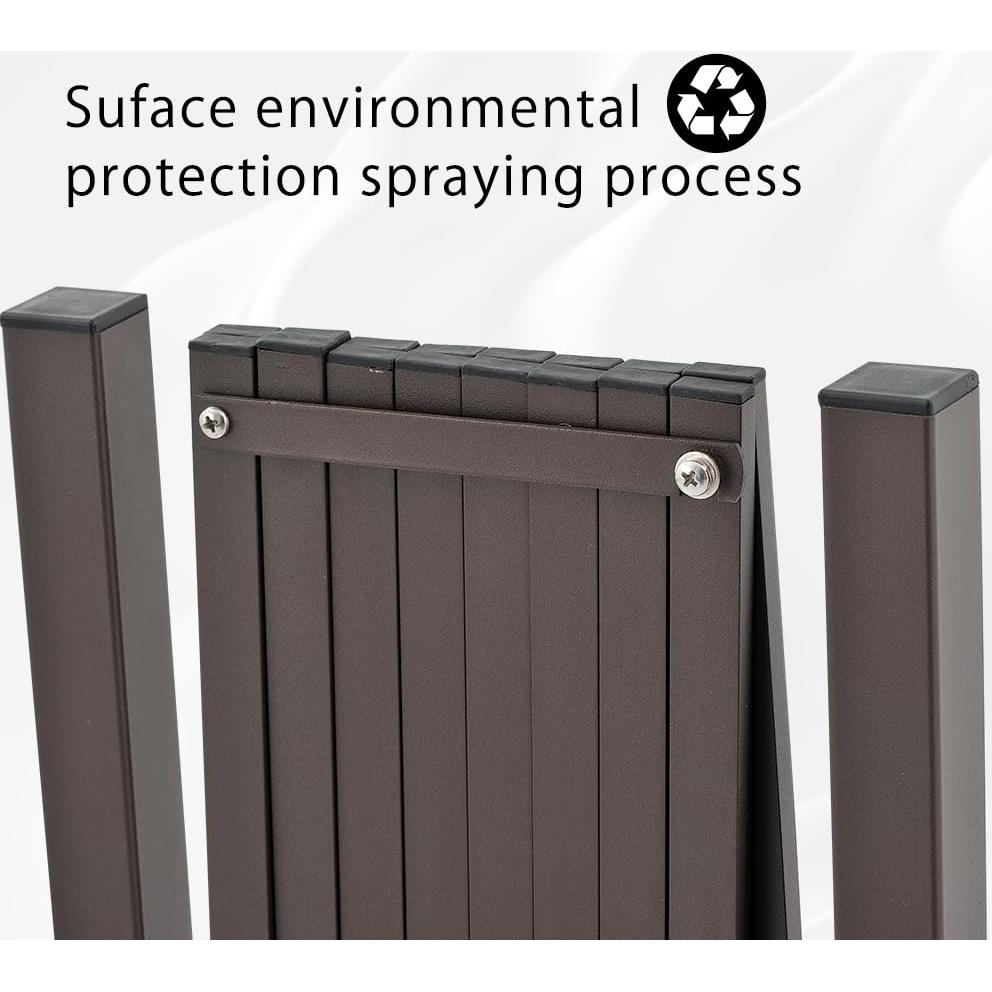 Barricada Metálica Expandible GYMTIME 7m con Ruedas Marrón