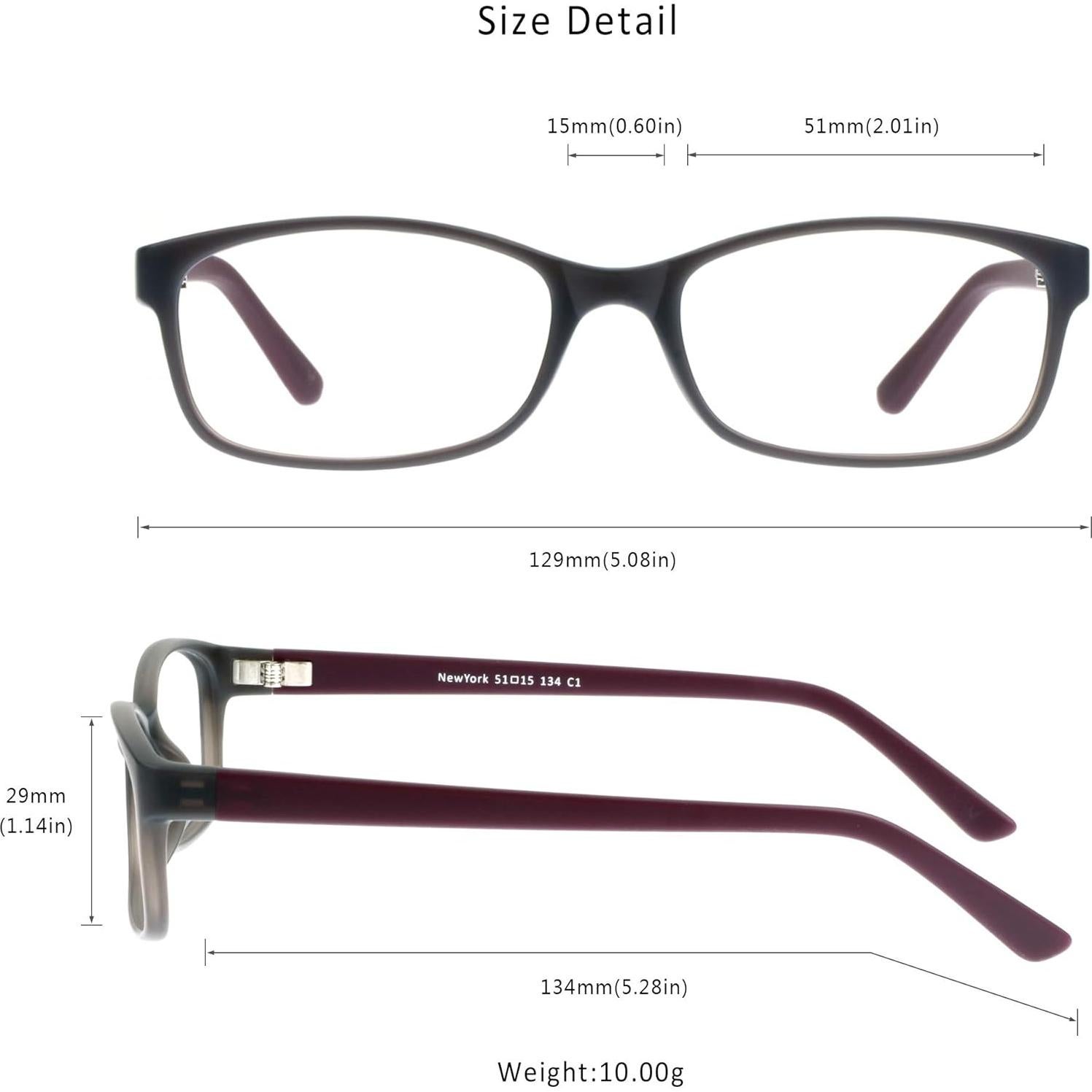 Gafas bloqueadoras de luz azul LifeArt, anti-fatiga ocular 1.5x