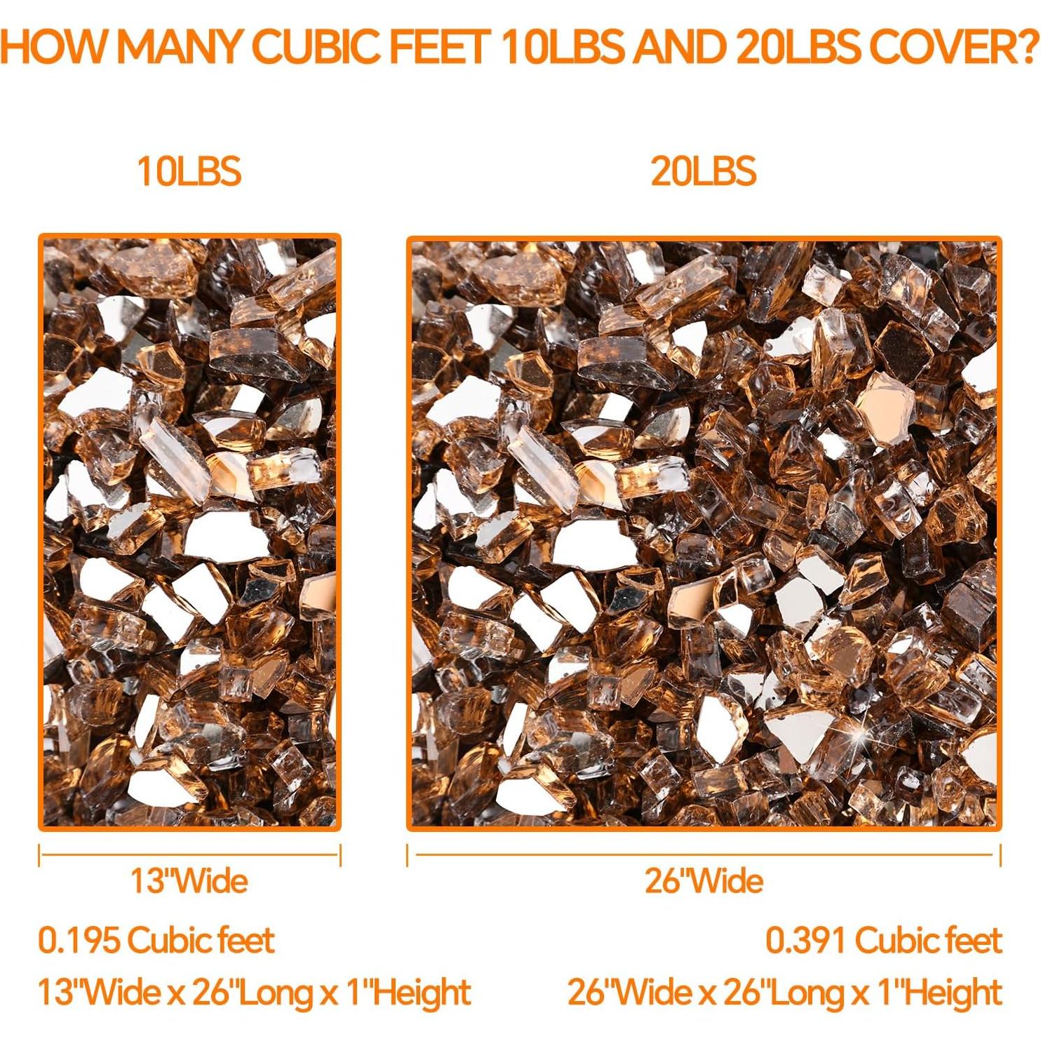 Cristales de Fuego Hisencn 9,07 kg Cobre 1/2" para Fogatas