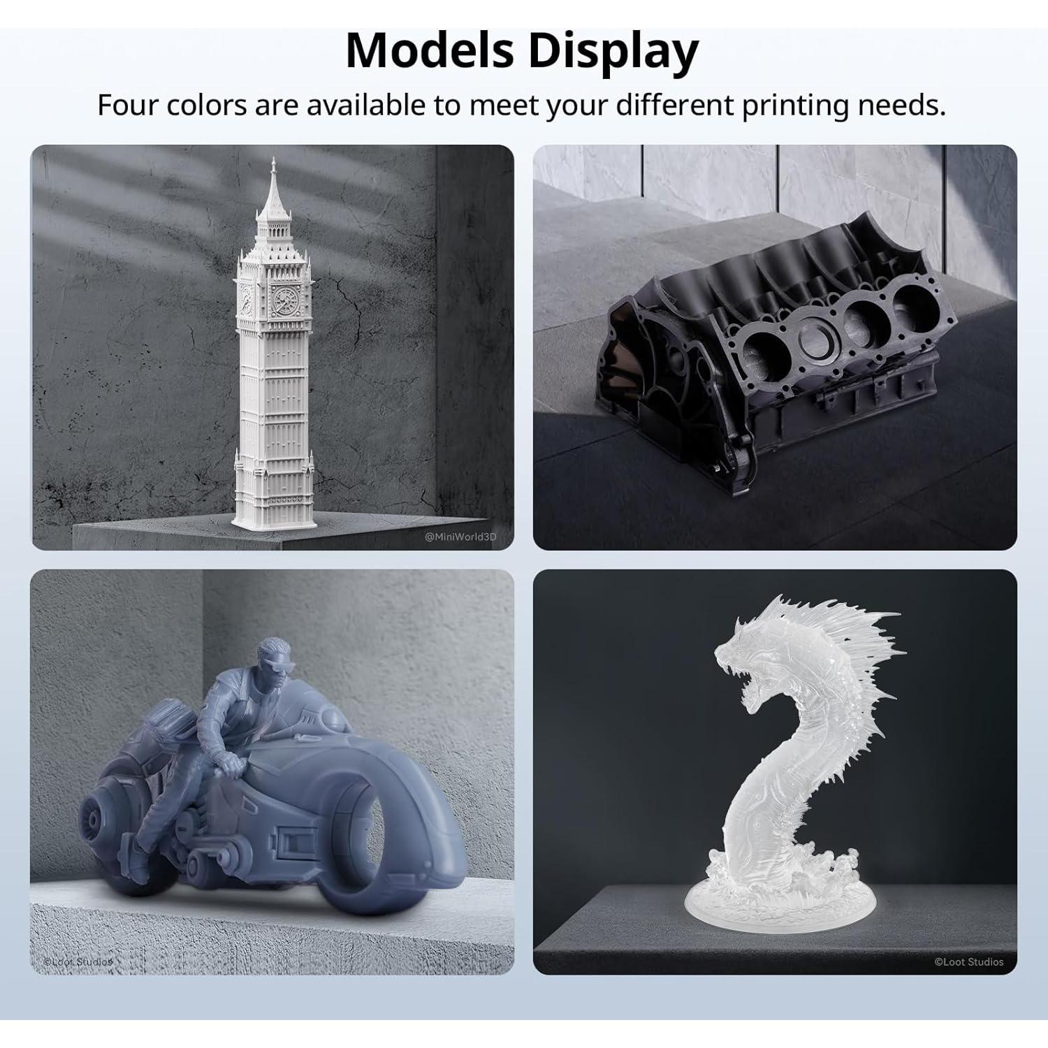 Resina 3D Alta Velocidad ANYCUBIC 2.0 1kg Blanca