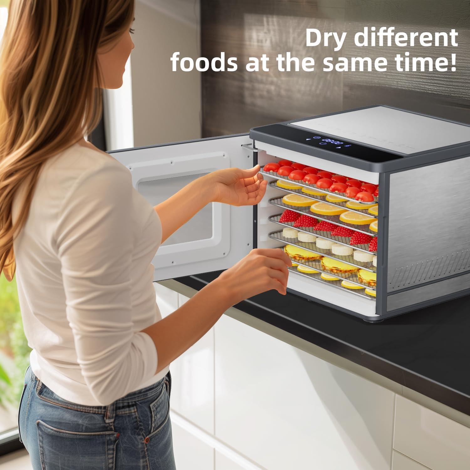 Deshidratador de Alimentos TINANA 7 Bandejas Acero Inoxidable