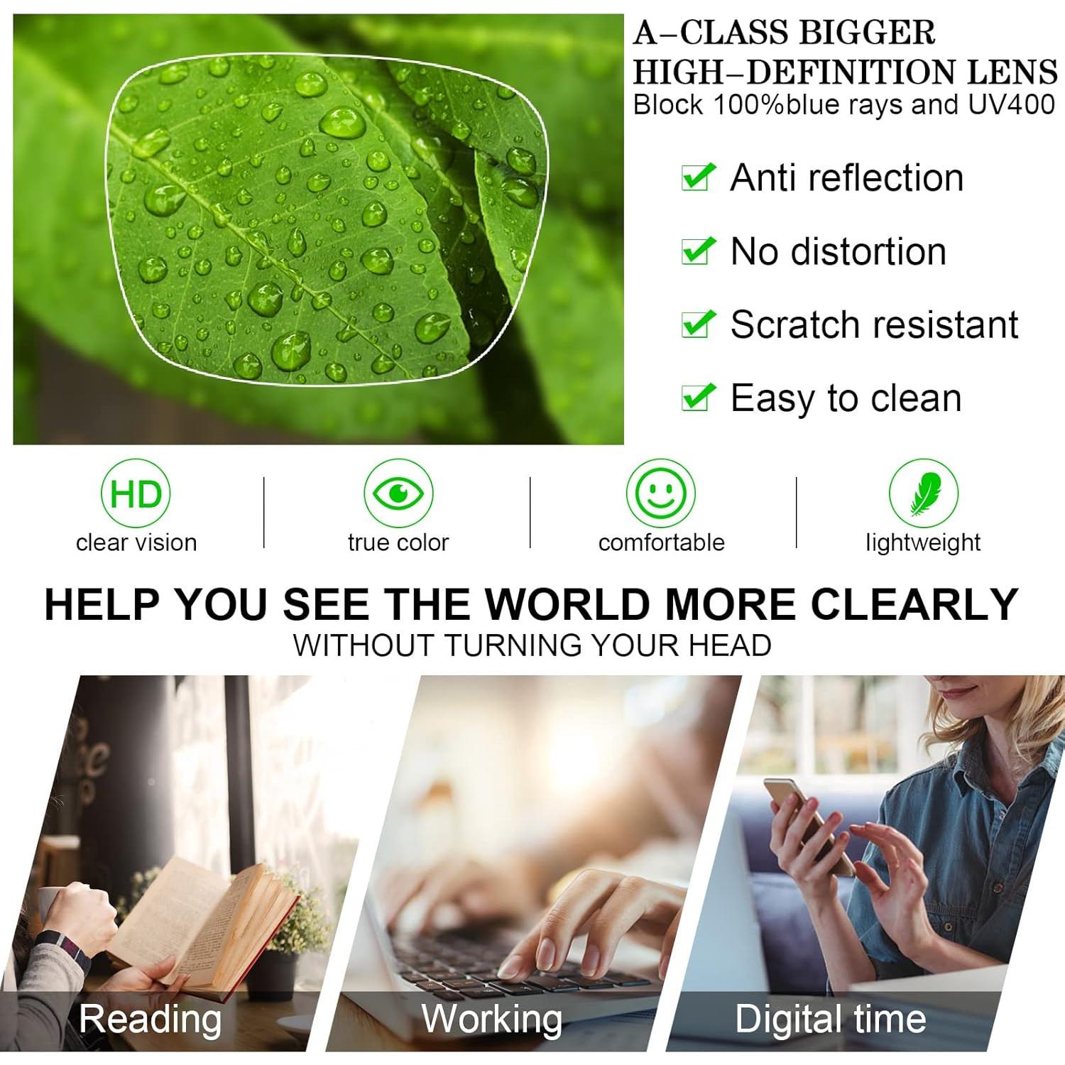 Gafas Bloqueadoras de Luz Azul MARE AZZURO para Mujeres