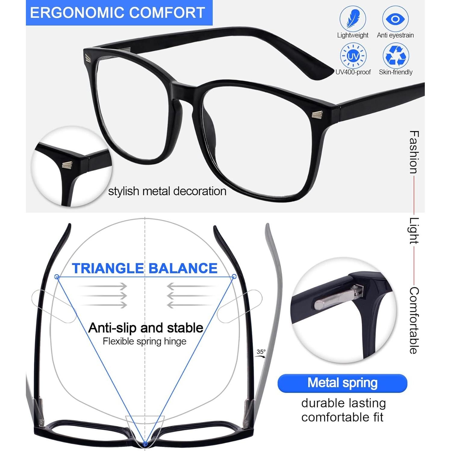 Gafas Bloqueadoras de Luz Azul MARE AZZURO para Mujeres