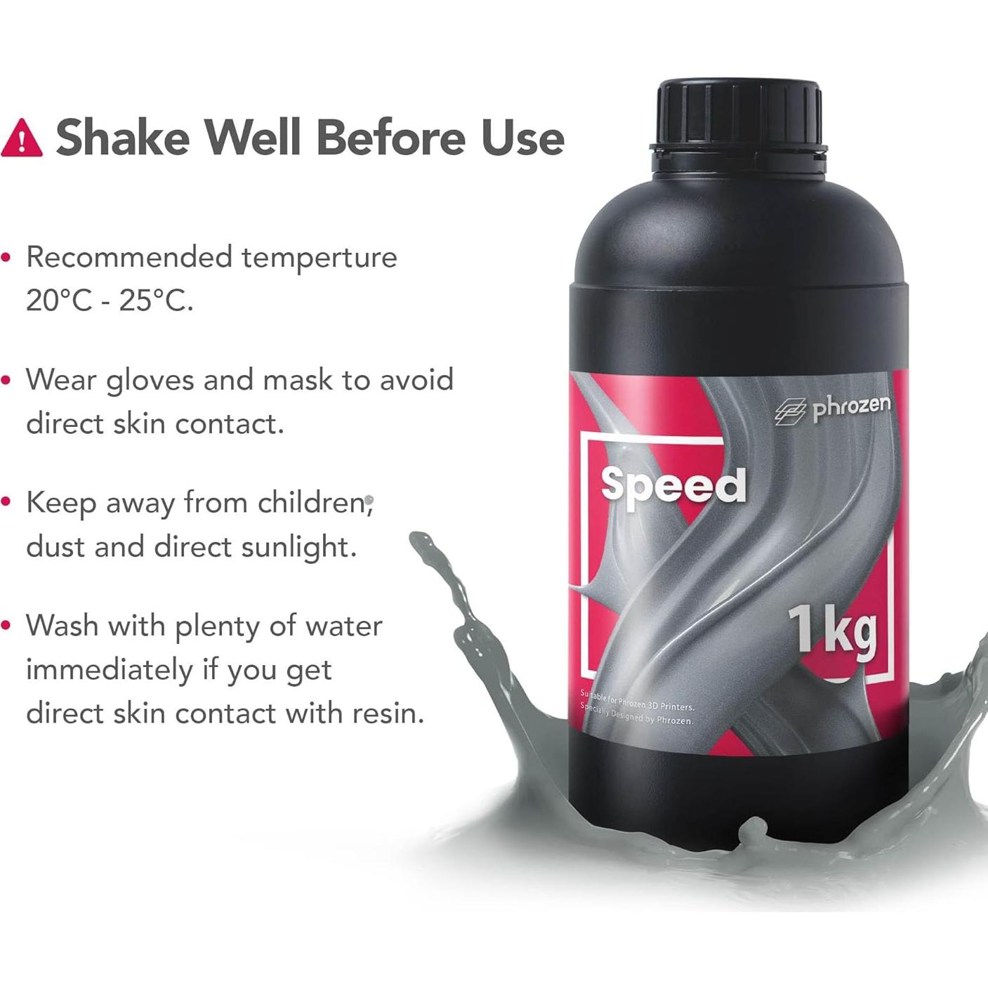 Resina de Impresión 3D Phrozen Speed 1 kg UV 405nm