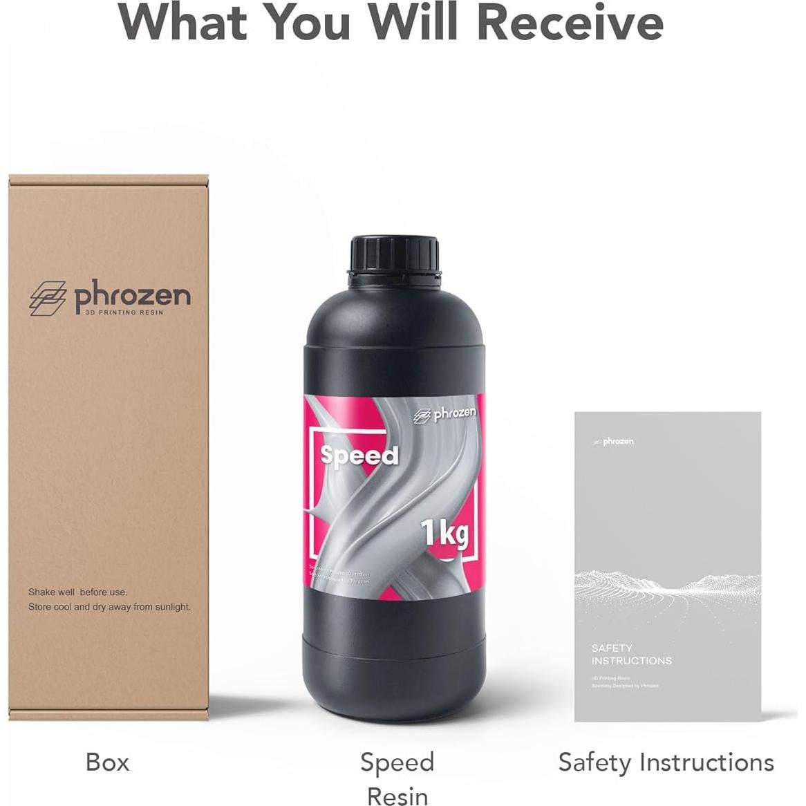 Resina de Impresión 3D Phrozen Speed 1 kg UV 405nm