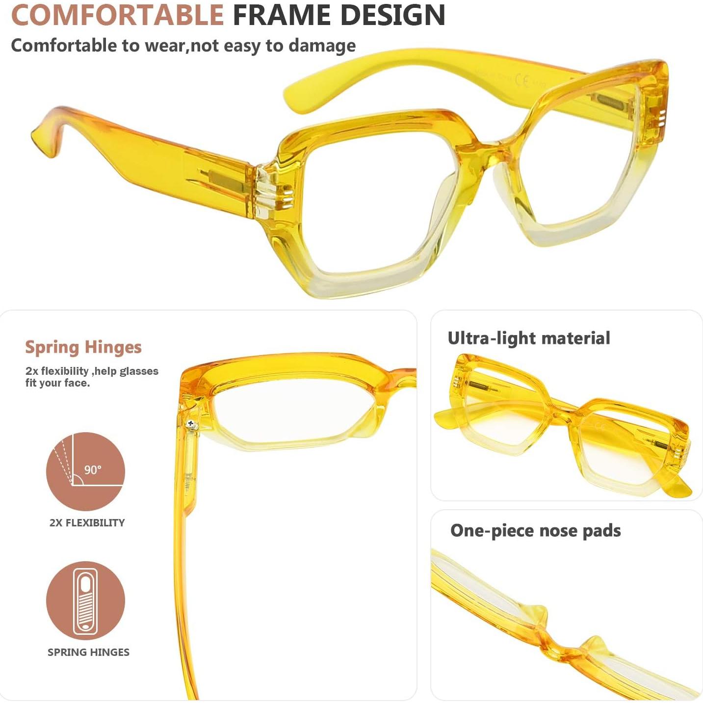 Gafas de Lectura Eyekepper Amarillo +0.50 para Mujeres