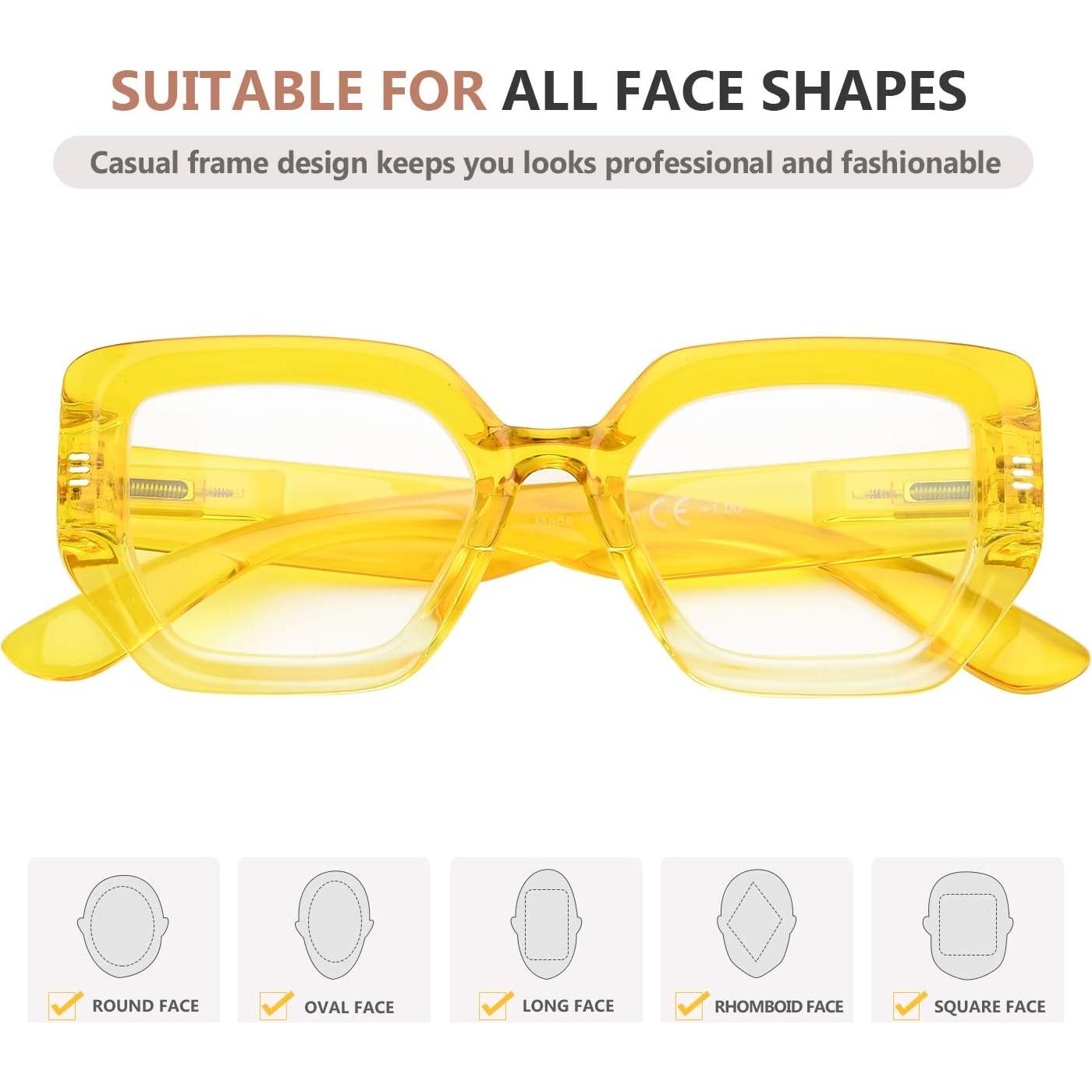 Gafas de Lectura Eyekepper Amarillo +0.50 para Mujeres