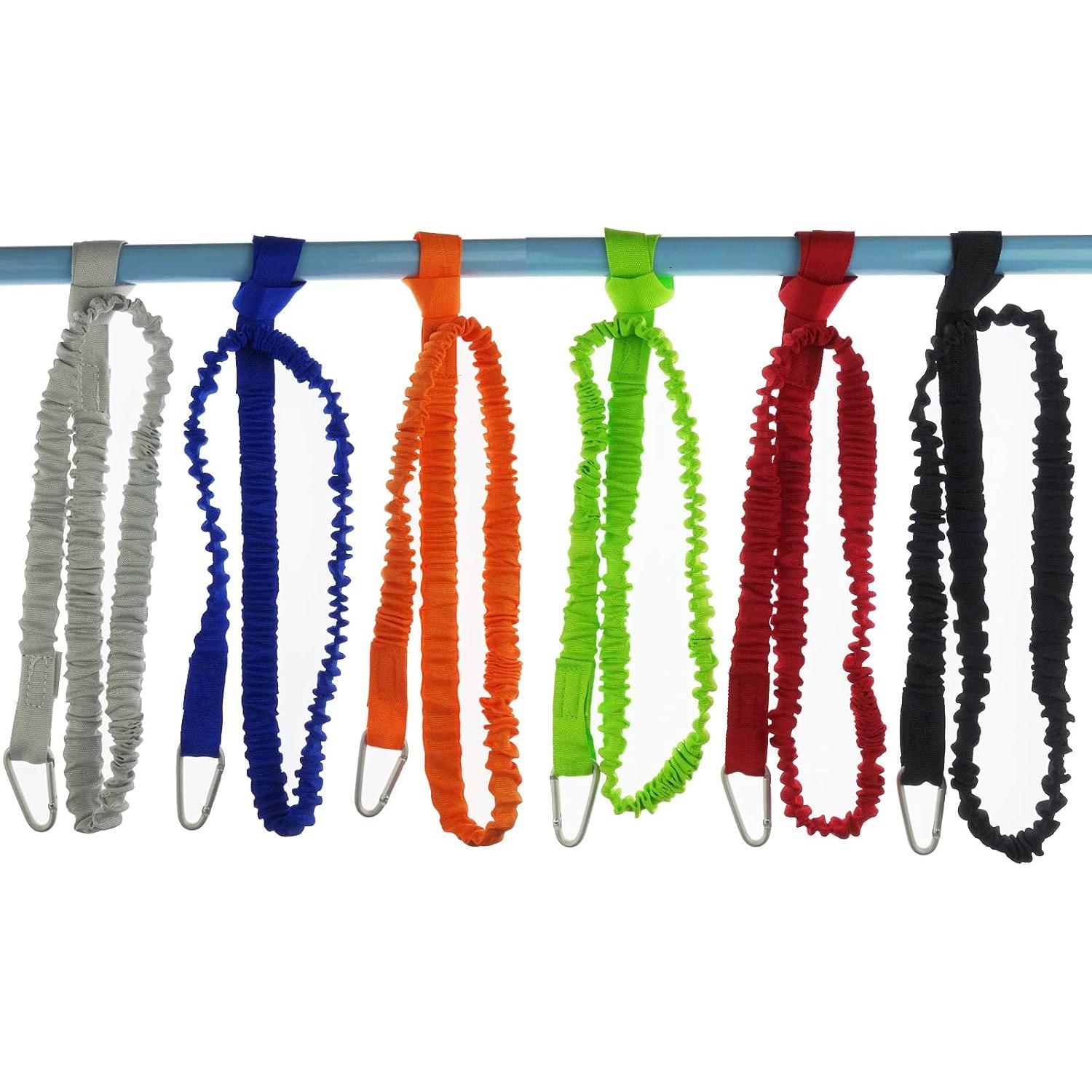 Paquete de 6 correas elásticas Kasteco para palas y cañas