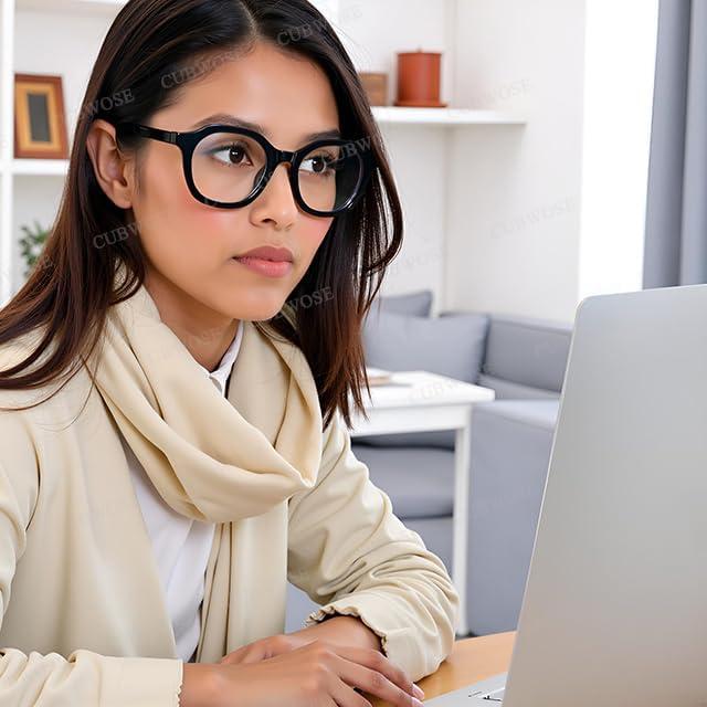 Gafas de sol redondas CUBWOSE UV protección unisex 46mm