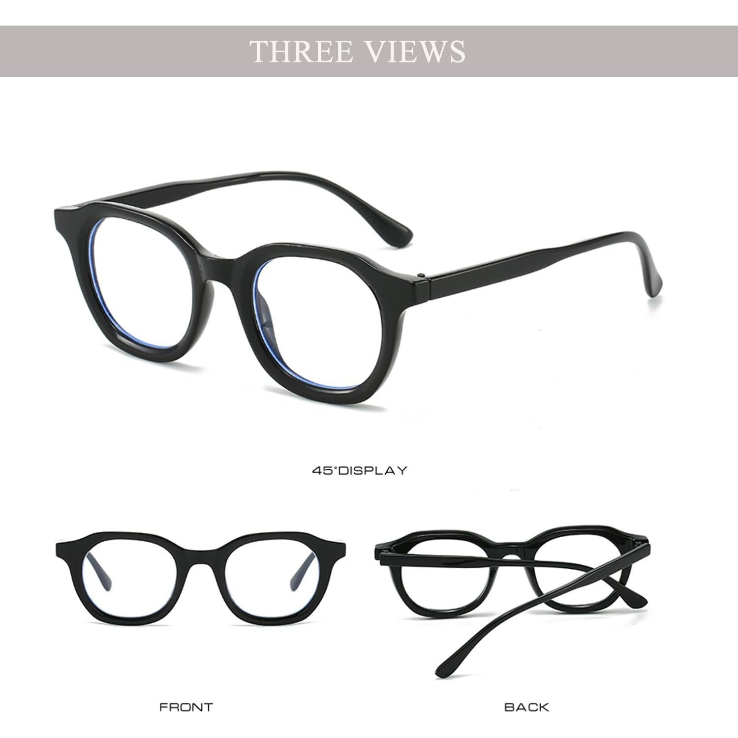 Gafas de sol redondas CUBWOSE UV protección unisex 46mm