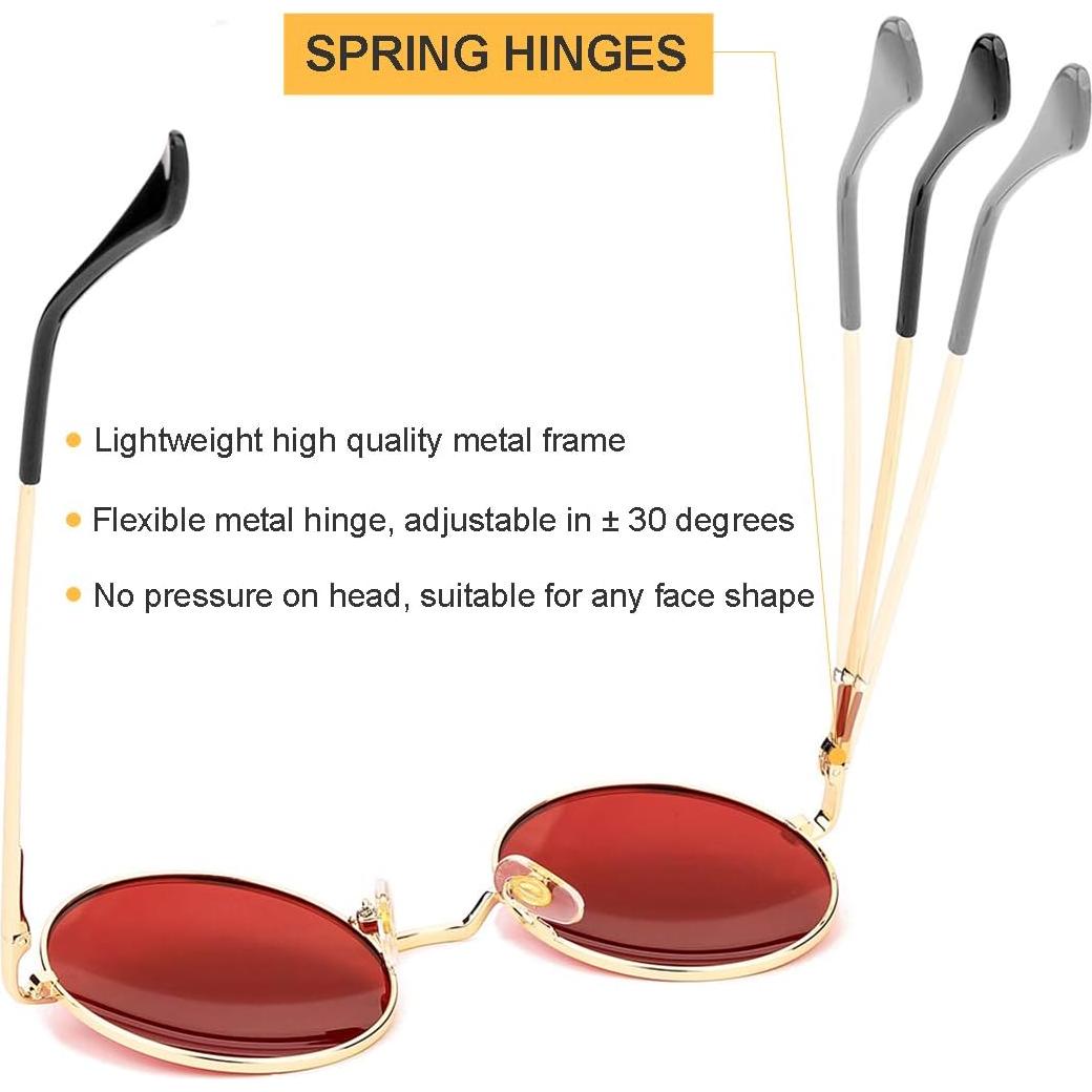 Gafas de Sol Polarizadas Gleyemor Redondas 45mm UV400