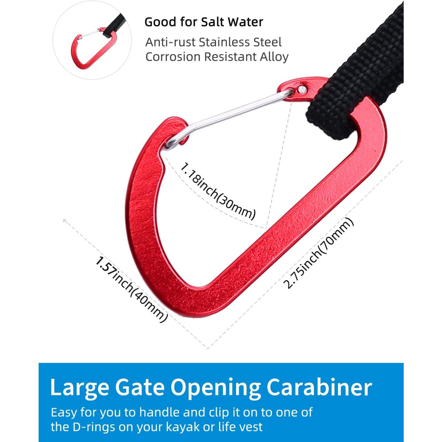 Correa de Remo Elástica OCEANBROAD 1,52-2,13 m Negro