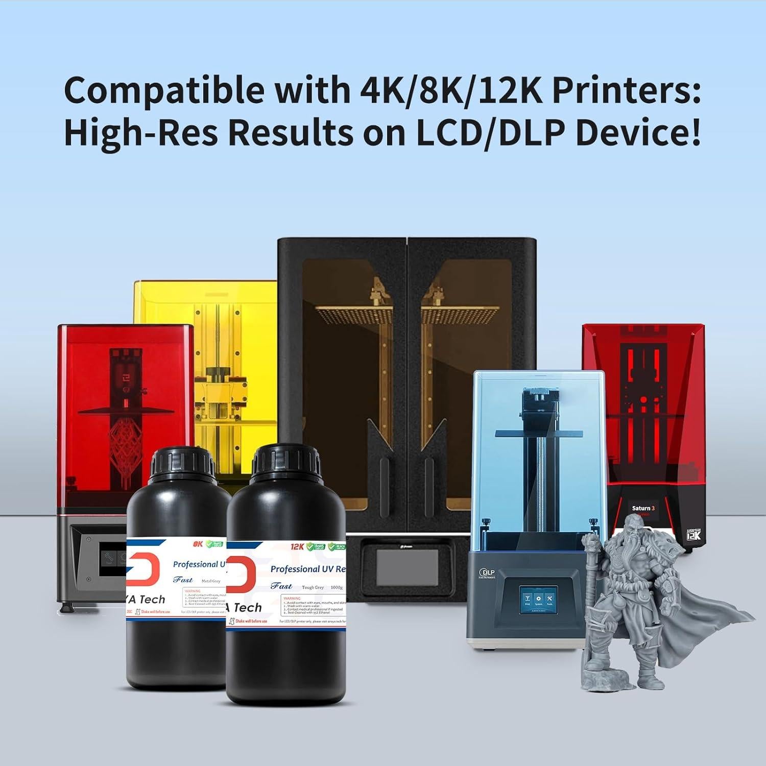 Resina 3D ABS-Like Siraya Tech Gris Resistente 1kg