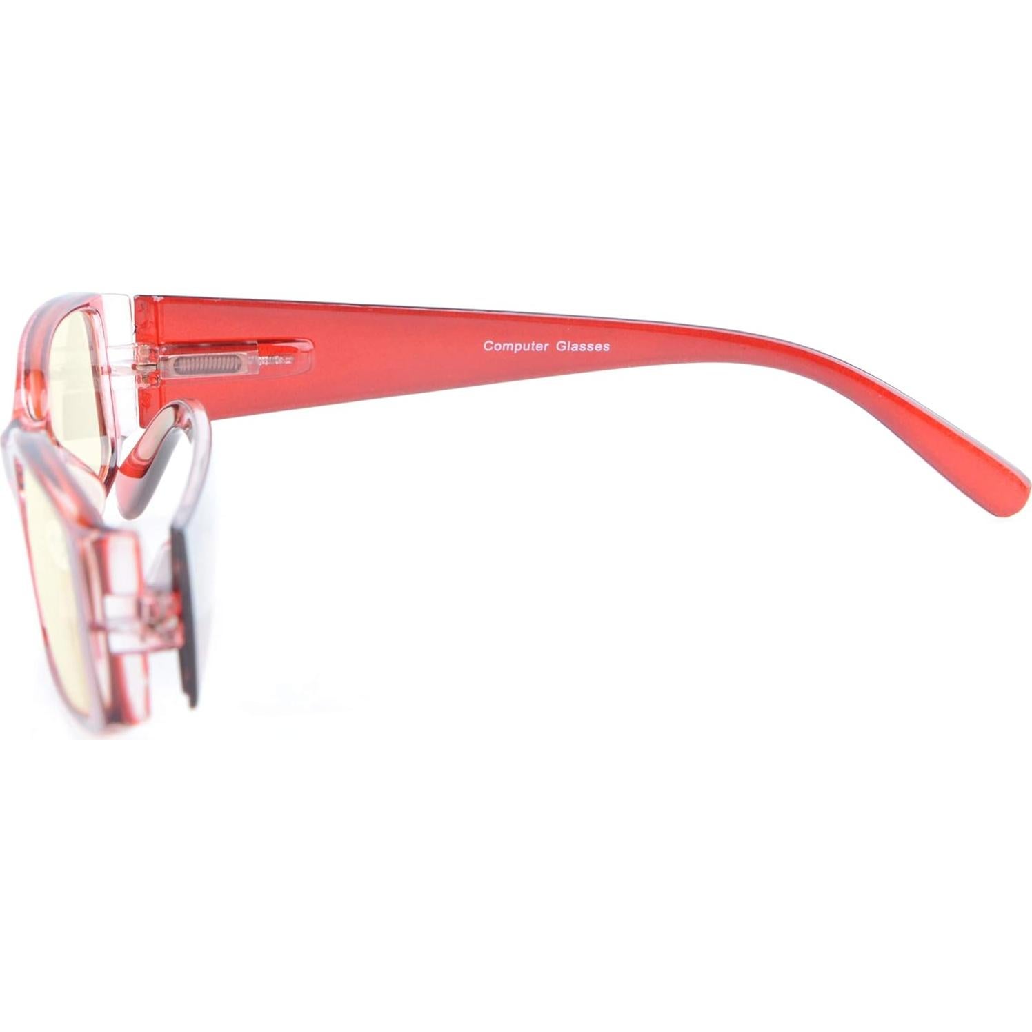 Gafas de Luz Azul CessBlu para Mujeres Rojo 2.5x