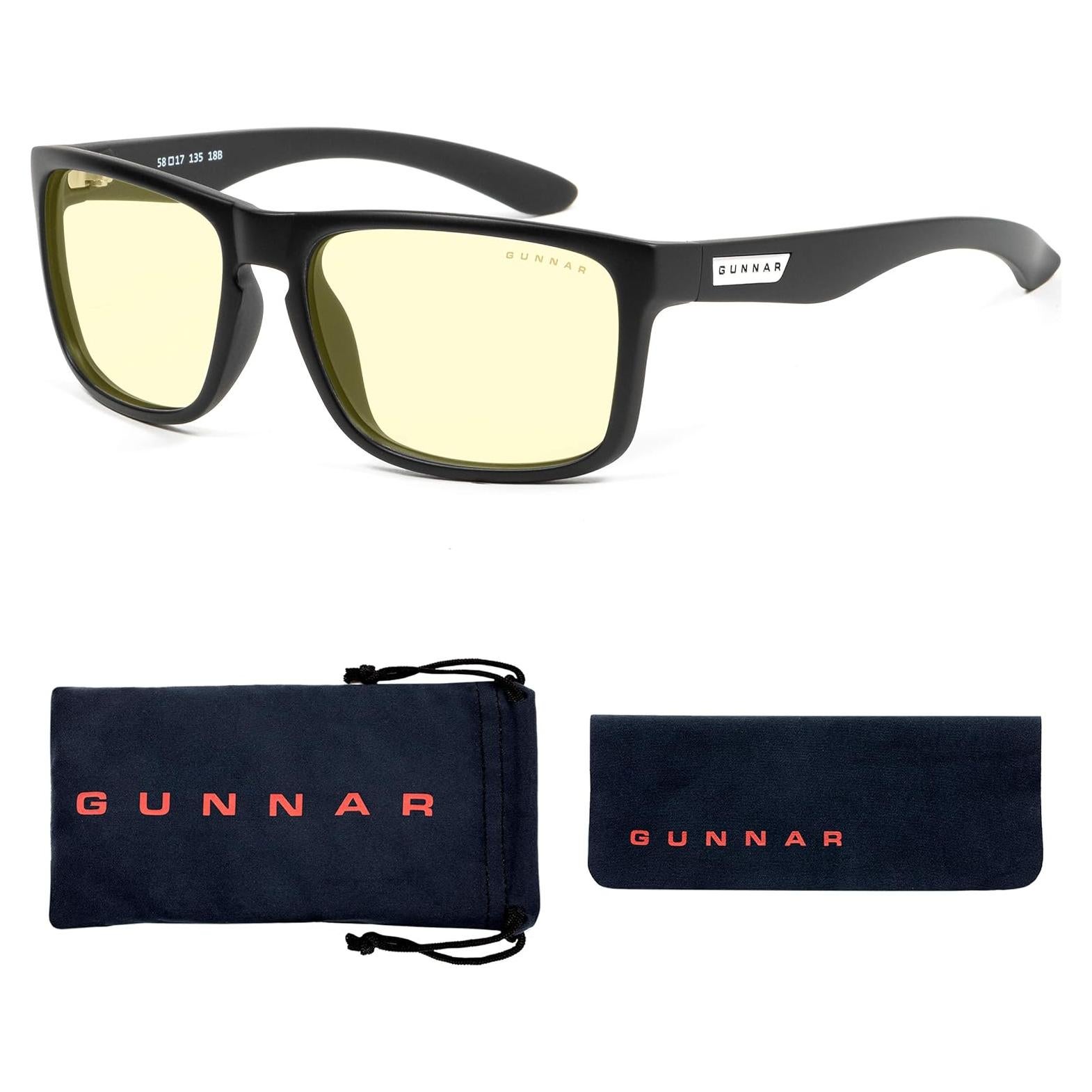 Gafas de lectura GUNNAR Interceptar Ámbar +1.0 - Bloqueo luz azul