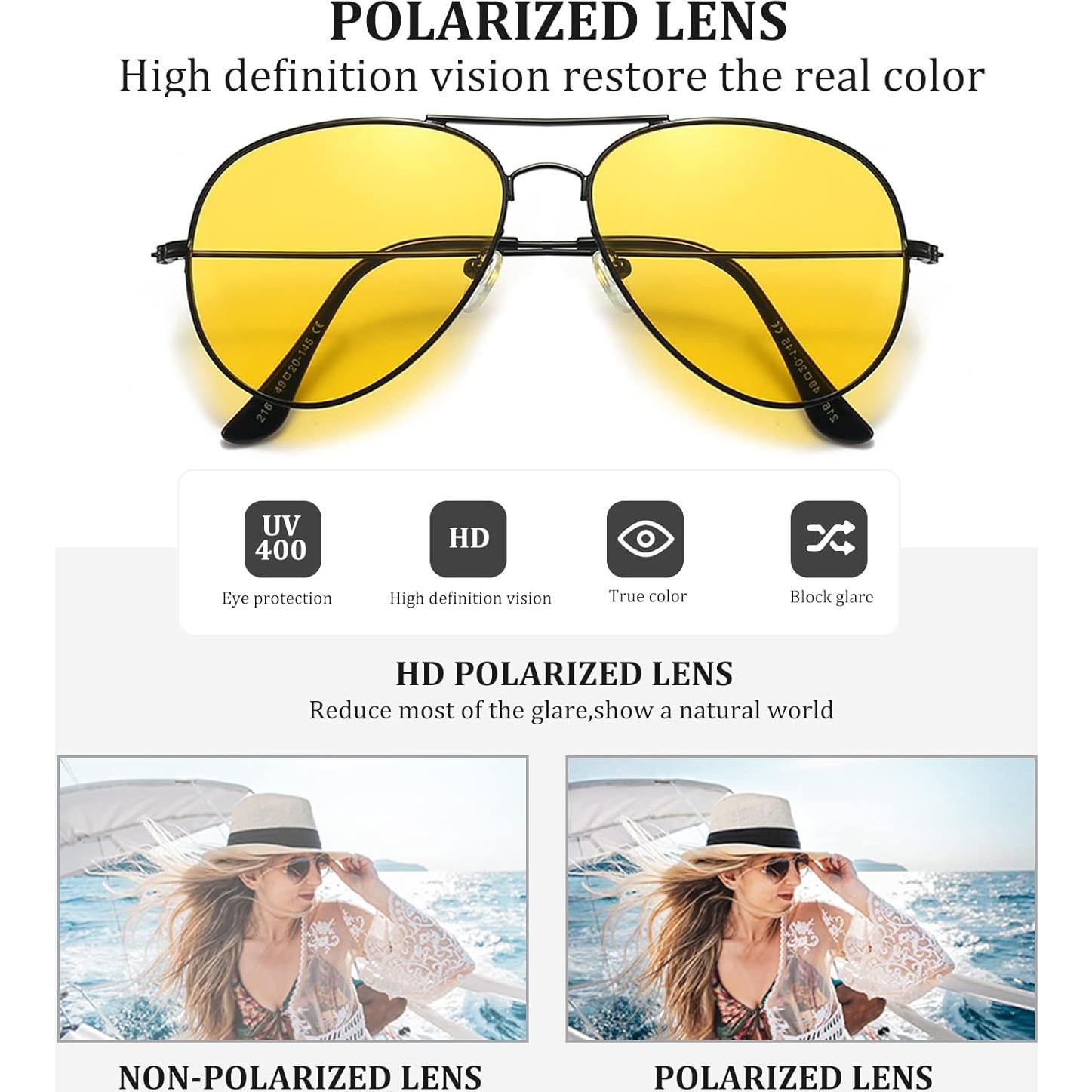 Gafas de sol aviador Outray polarizadas UV400 para conducir