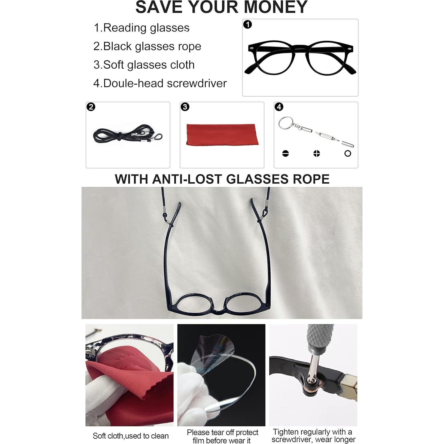 Gafas de Lectura OCCI CHIARI para Mujeres Luz Azul 0.0x