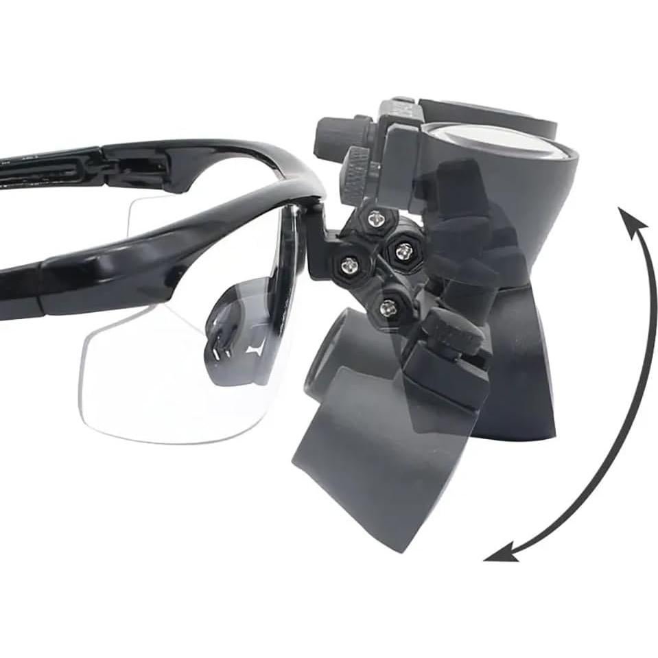 Lupa de laboratorio binocular 2.5X Genérico con LED 5W