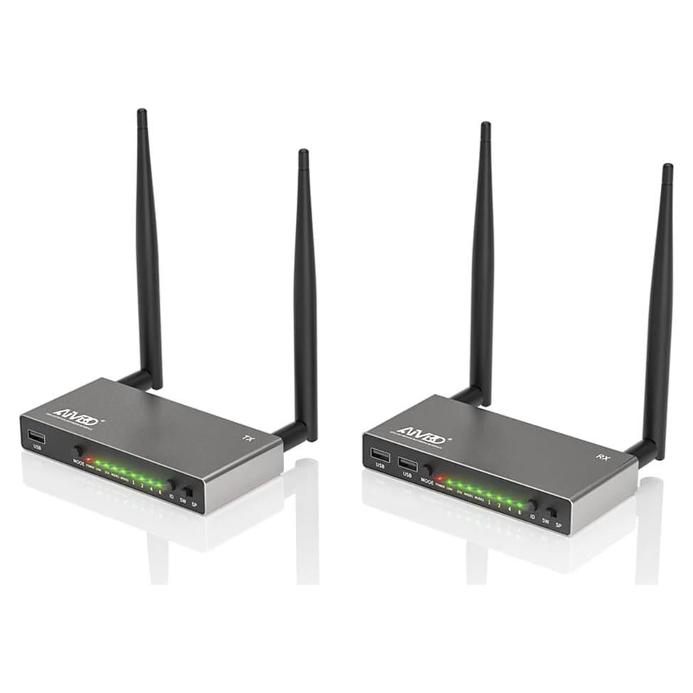 Transmisor y receptor HDMI AIMIBO A8 1080P 200m KVM IR