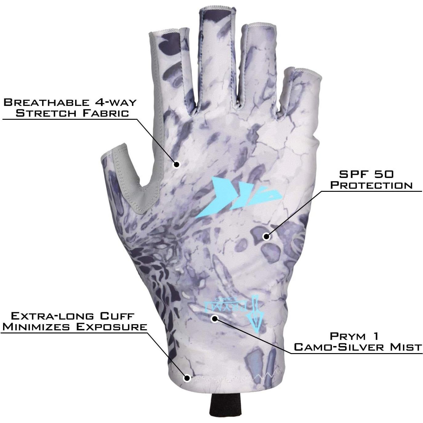 Guantes KastKing Sol Armis UPF50+ Protección Solar