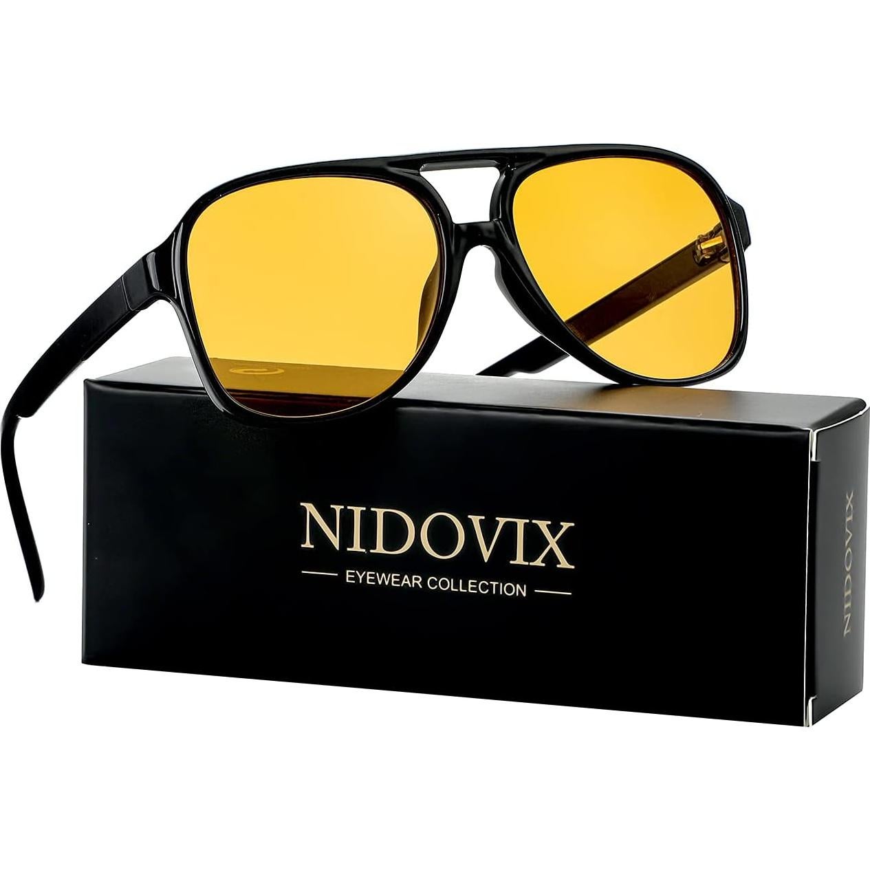 Gafas de sol polarizadas NIDOVIX vintage unisex 70s UV400