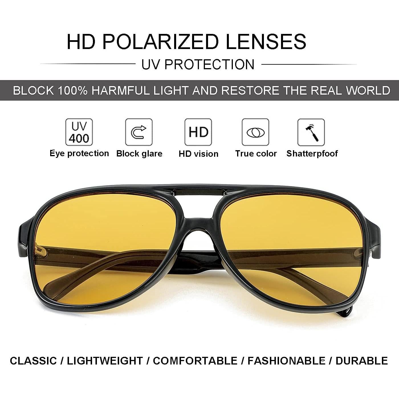 Gafas de sol polarizadas NIDOVIX vintage unisex 70s UV400