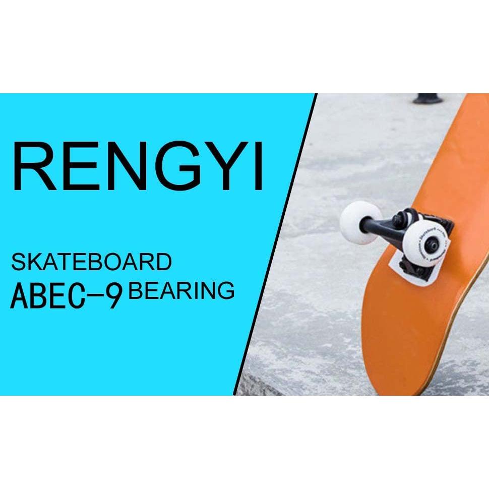 Rodamientos RENGYI ABEC 9 Acero Cromado 16 Piezas Morado