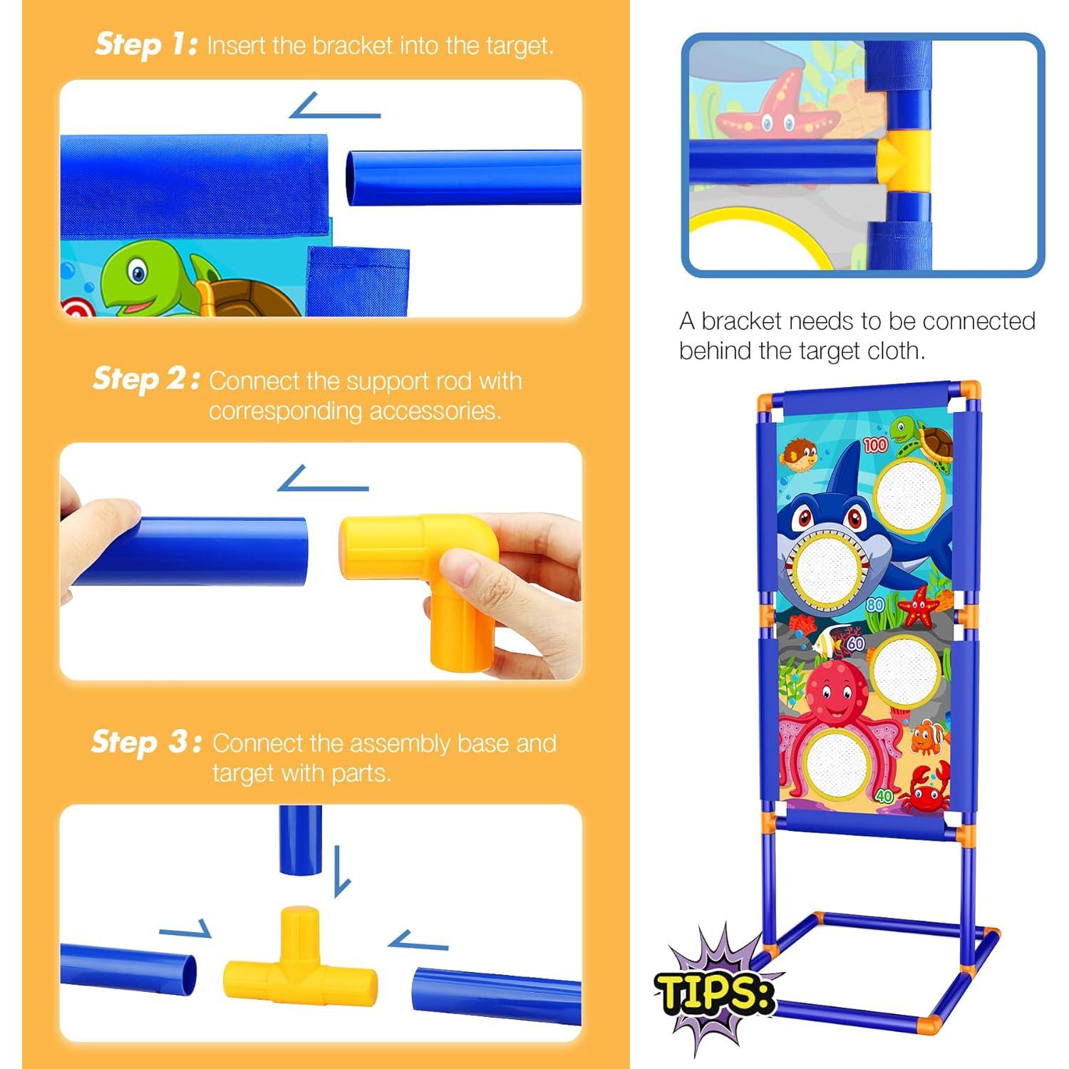 Conjunto de Arco y Flecha KKONES 2 en 1 con LED y Pelotas