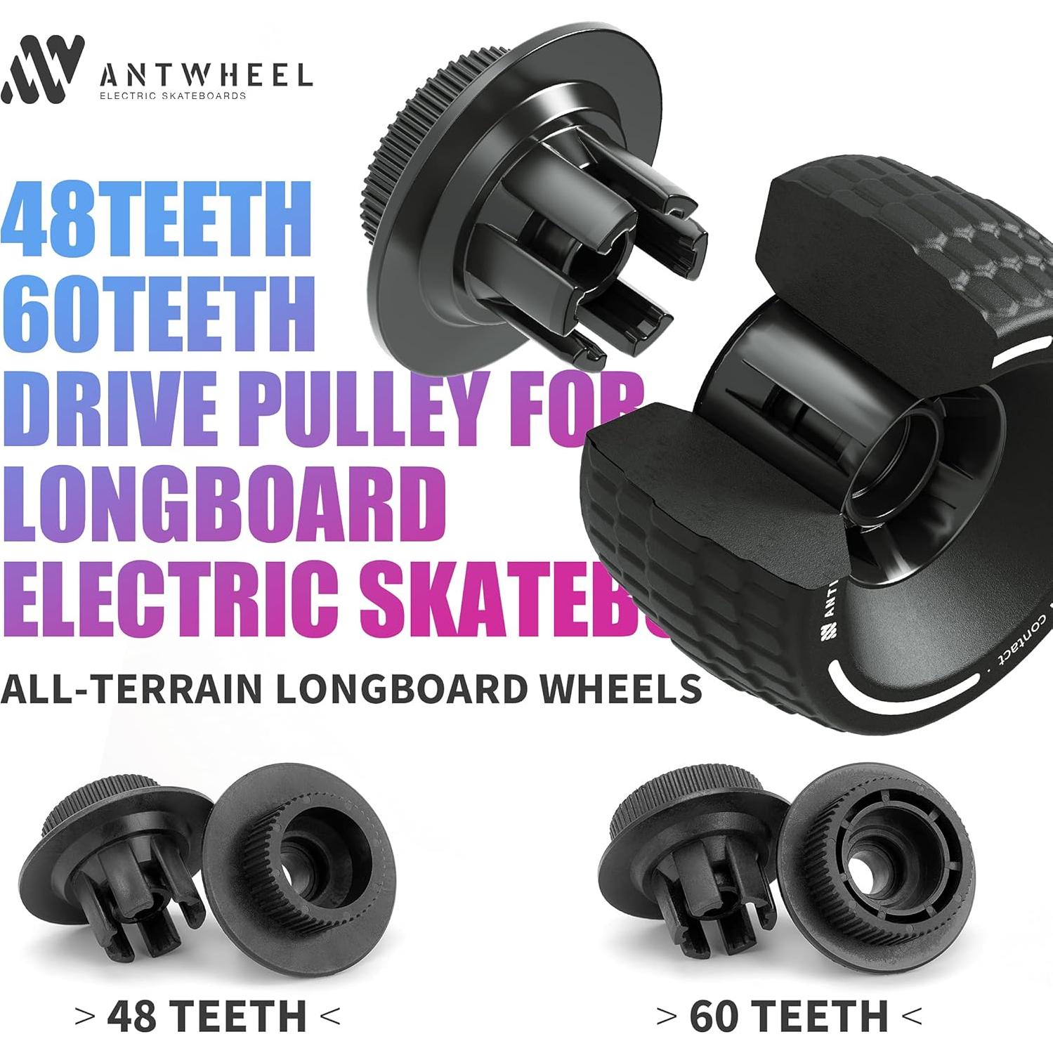 Ruedas Todo Terreno ANTWHEEL 100mm Uretano 78A Alta Rebote