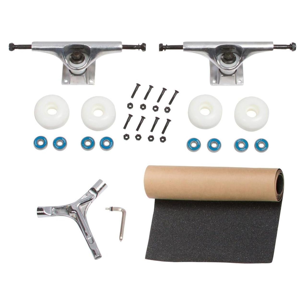 Kit Completo de Skateboard RADECKAL con Ejes y Ruedas