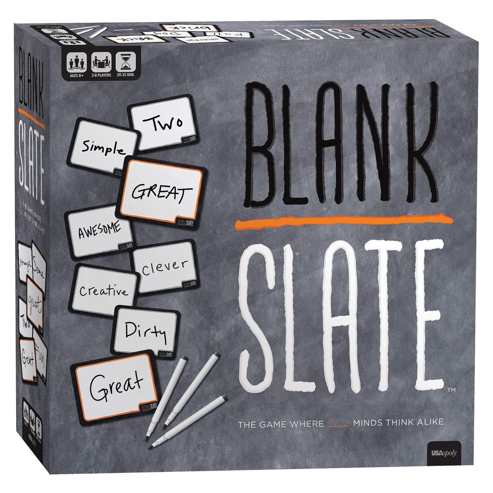 Juego de Mesa Blank Slate USAopoly - Palabras para 3-8 Jugadores
