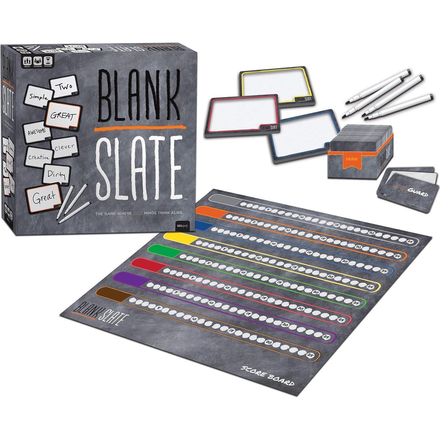 Juego de Mesa Blank Slate USAopoly - Palabras para 3-8 Jugadores