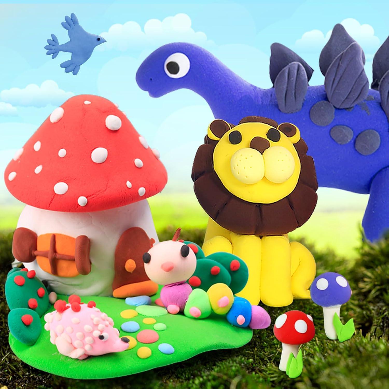 Arcilla Air Dry Essenson 100 Colores para Niños DIY