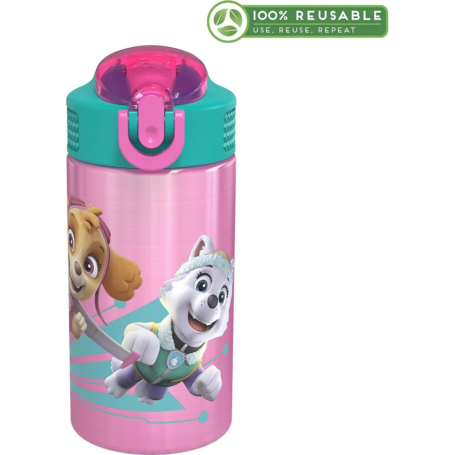 Botella de Agua Infantil Zak Designs 15.5 oz Paw Patrol