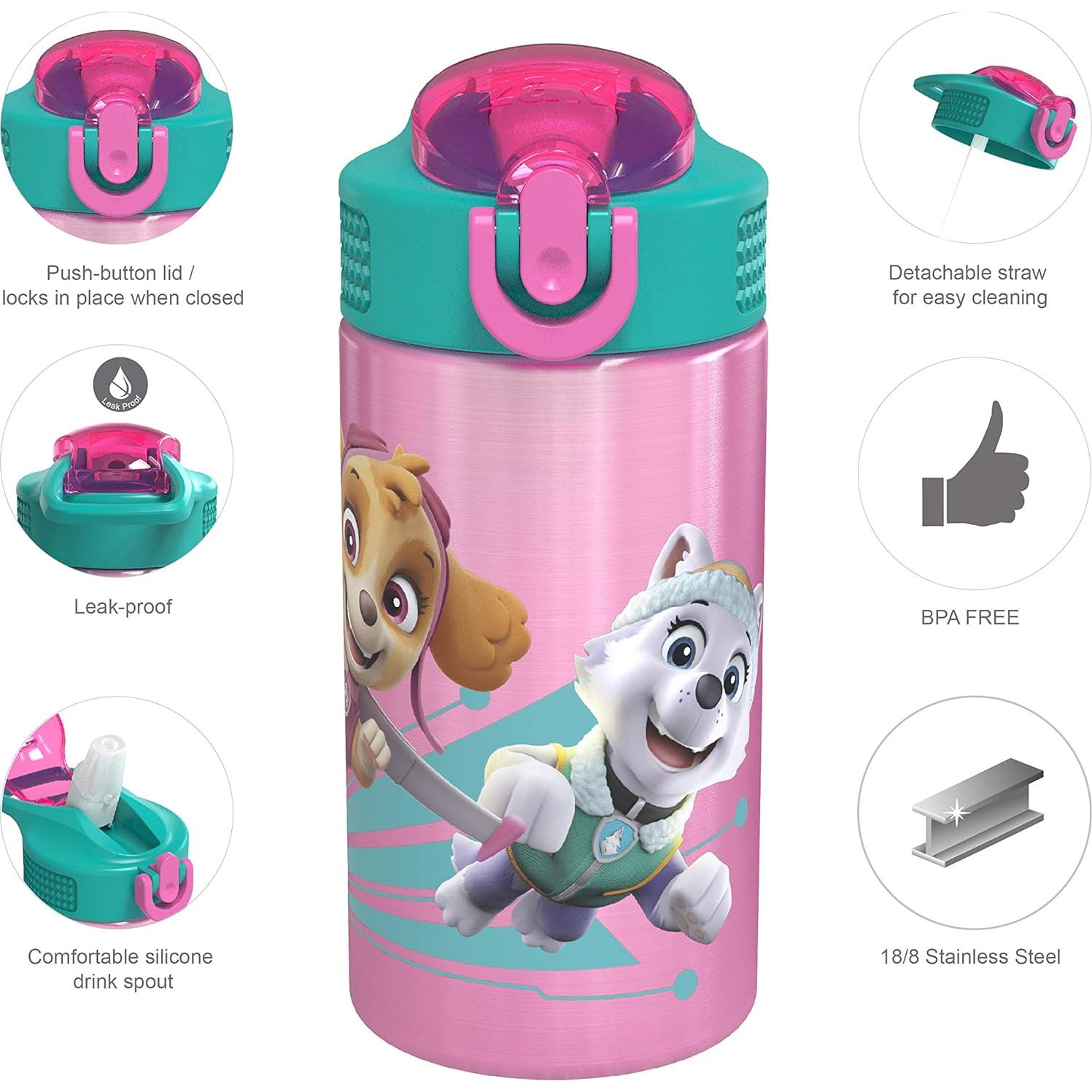 Botella de Agua Infantil Zak Designs 15.5 oz Paw Patrol