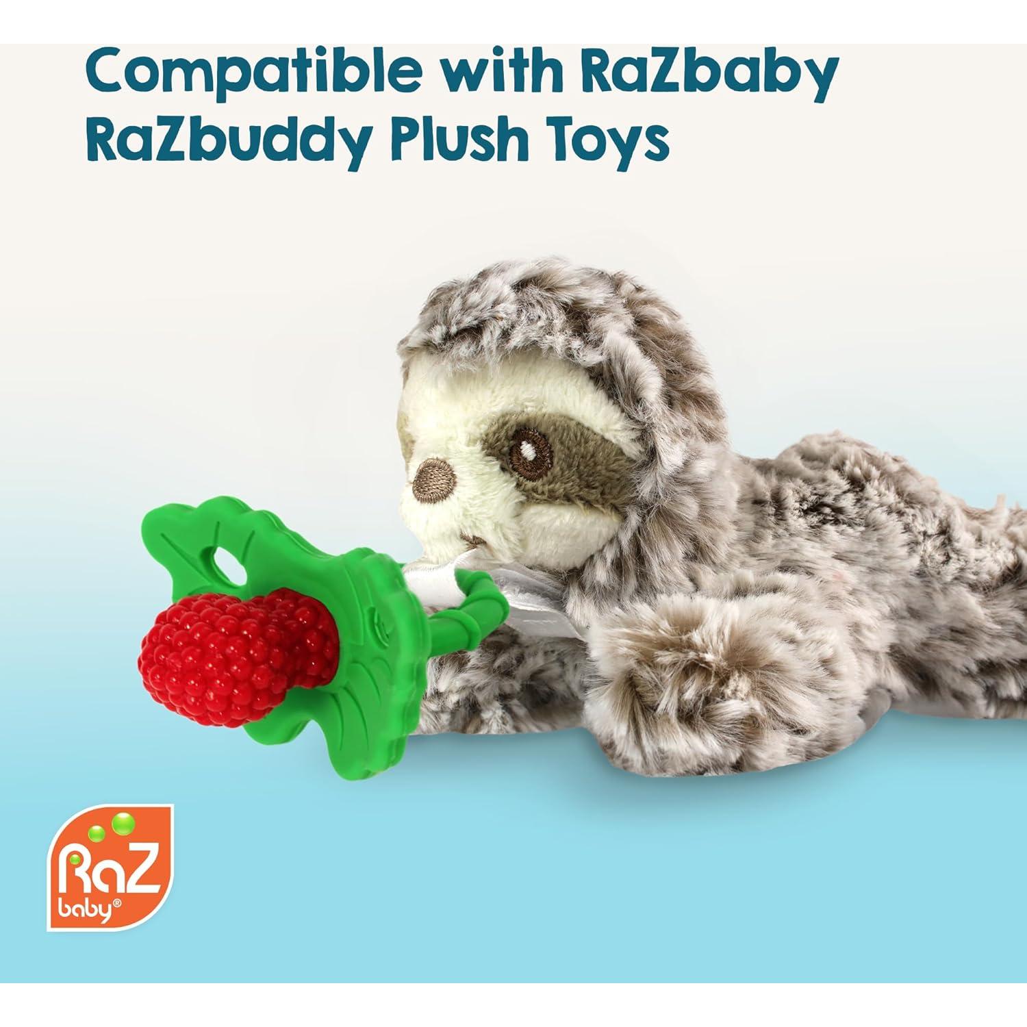 Chupete RaZbaby RaZberry Silicona Alivio Dentición Rojo