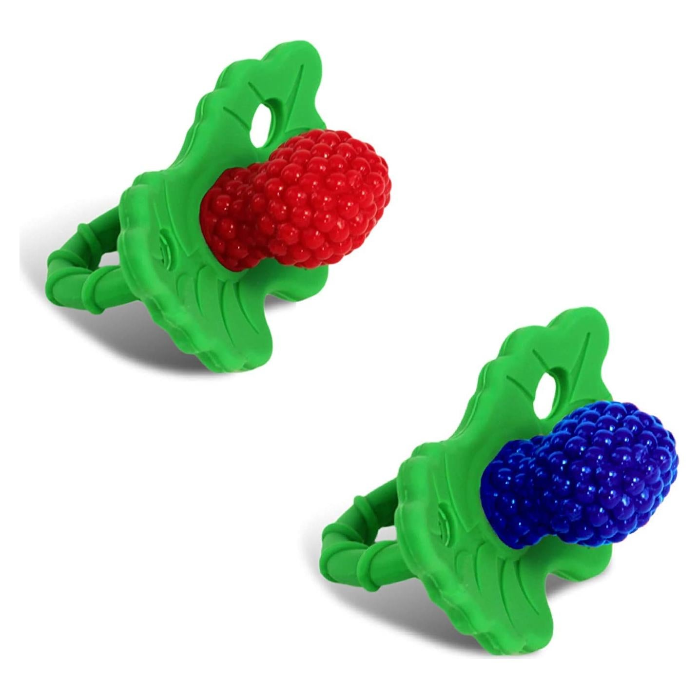 Chupete RaZbaby RaZberry Silicona Alivio Dentición 2 Pzas