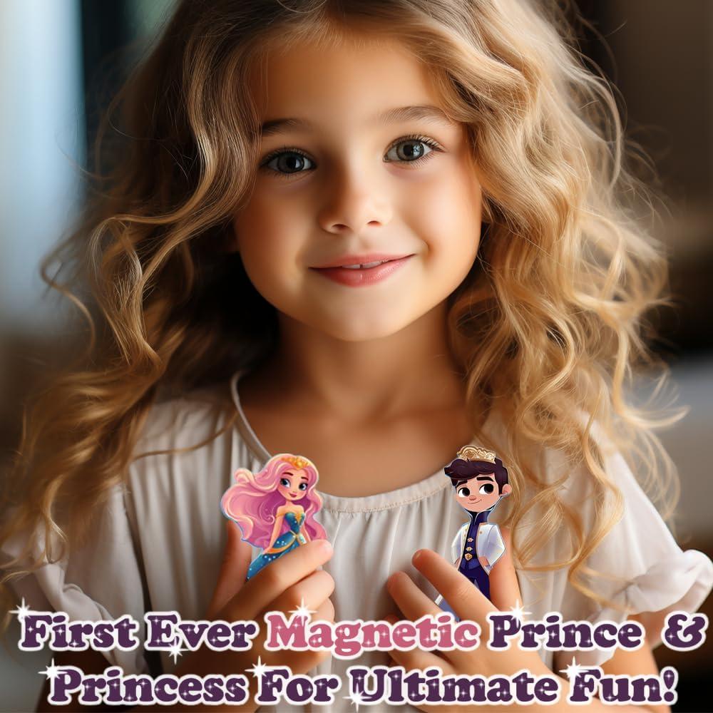 Azulejos Magnéticos de Princesa Little Pi Toy 80 Piezas