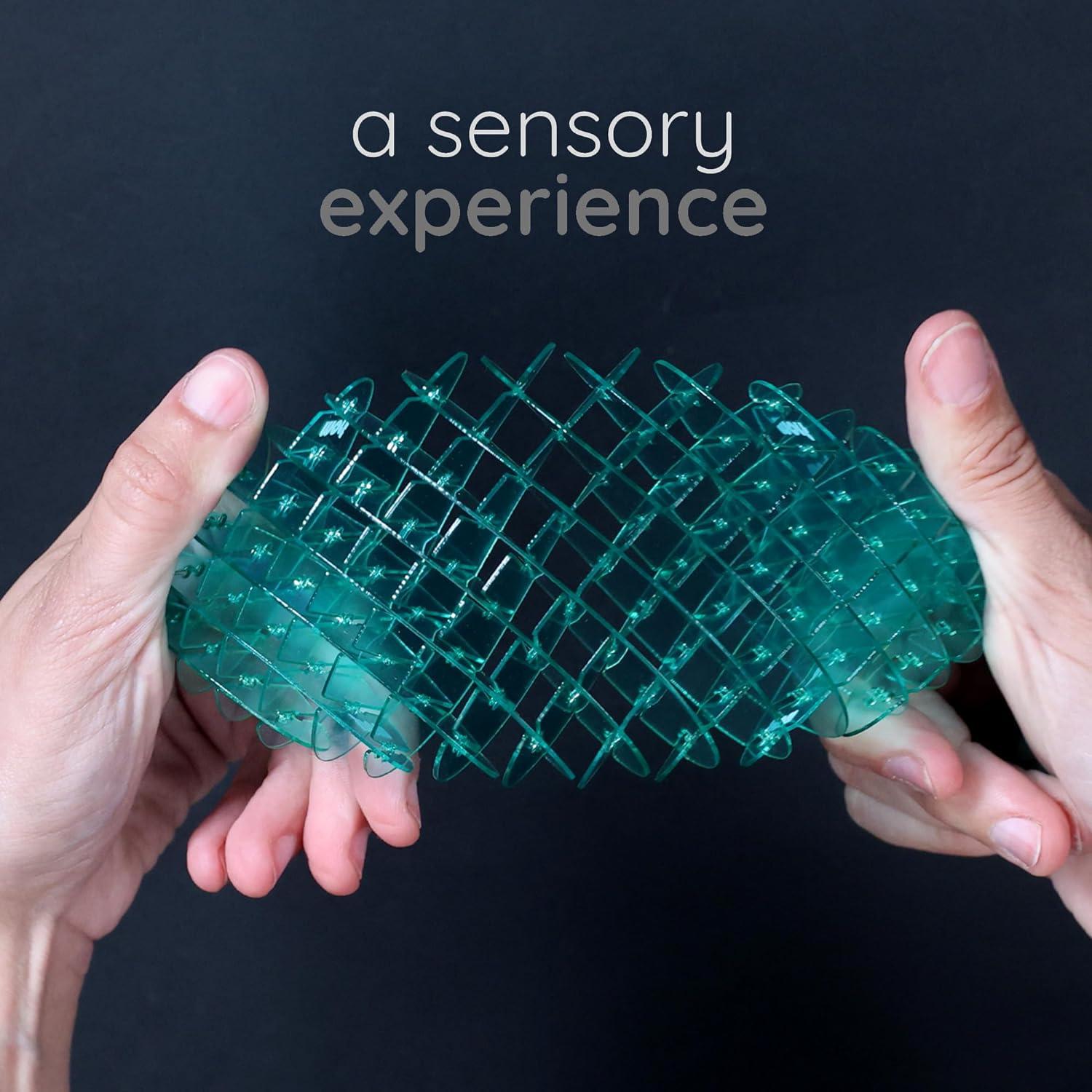 Juguete Morf Fidget Worm Humango Azul Pequeño 12.7x7.6cm