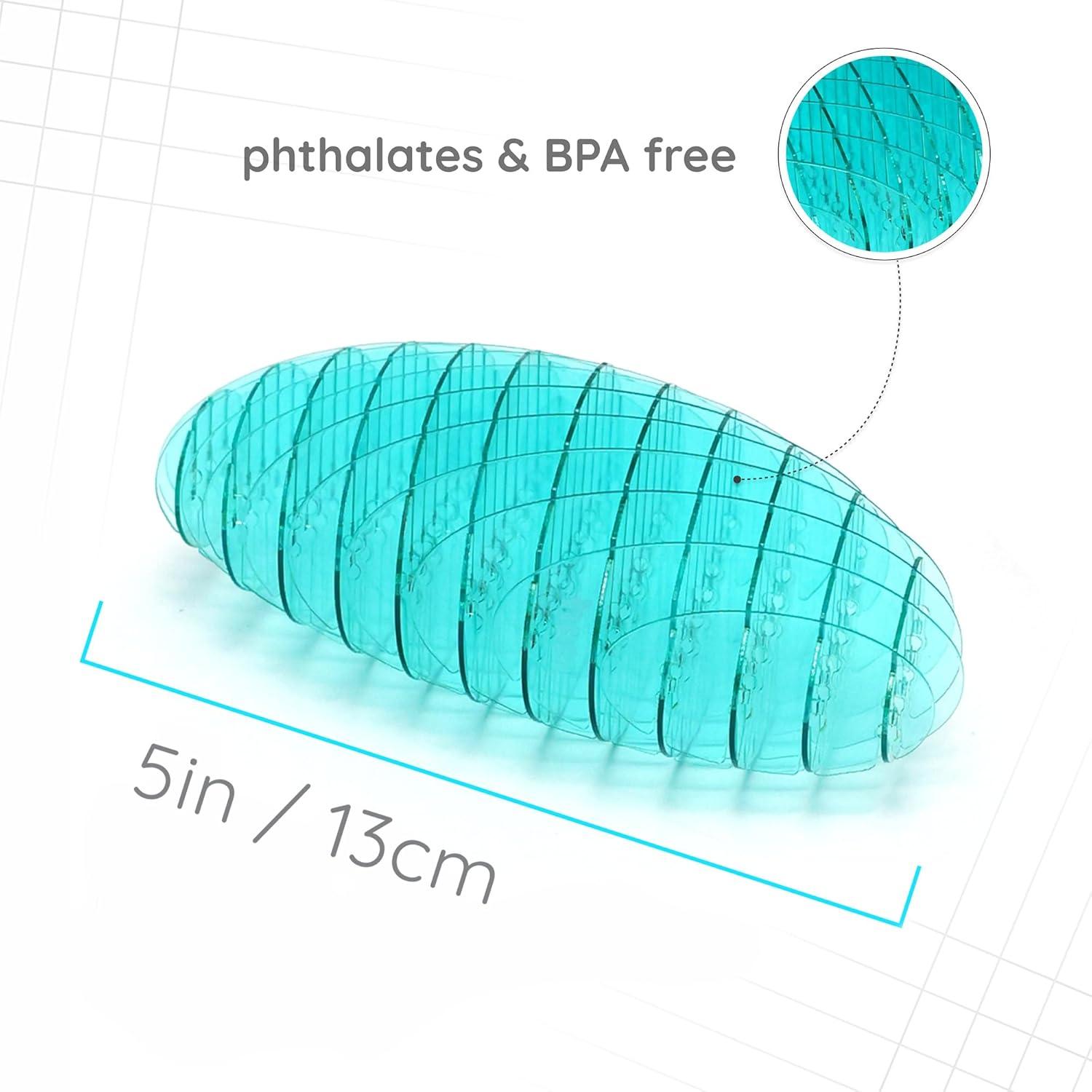 Juguete Morf Fidget Worm Humango Azul Pequeño 12.7x7.6cm