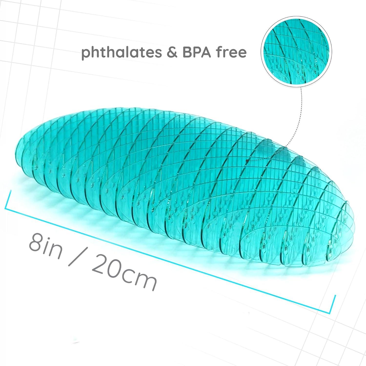 Juguete Morf Fidget Worm Figgy Toys Grande Azul