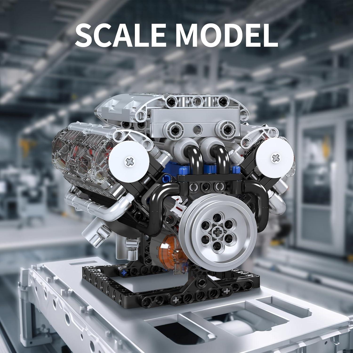 Set de Construcción Mould King V8 Motor 535 Piezas