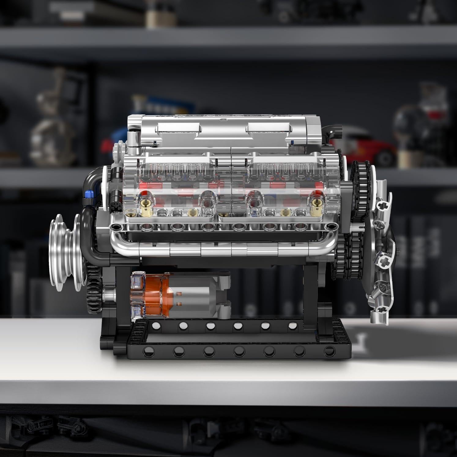 Set de Construcción Mould King V8 Motor 535 Piezas