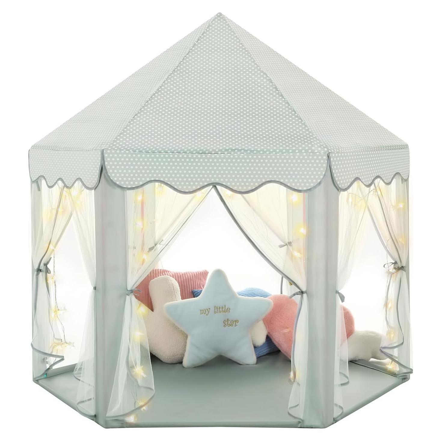Tienda Princesa Monobeach Celadon 139,7x134,6 cm con Luces
