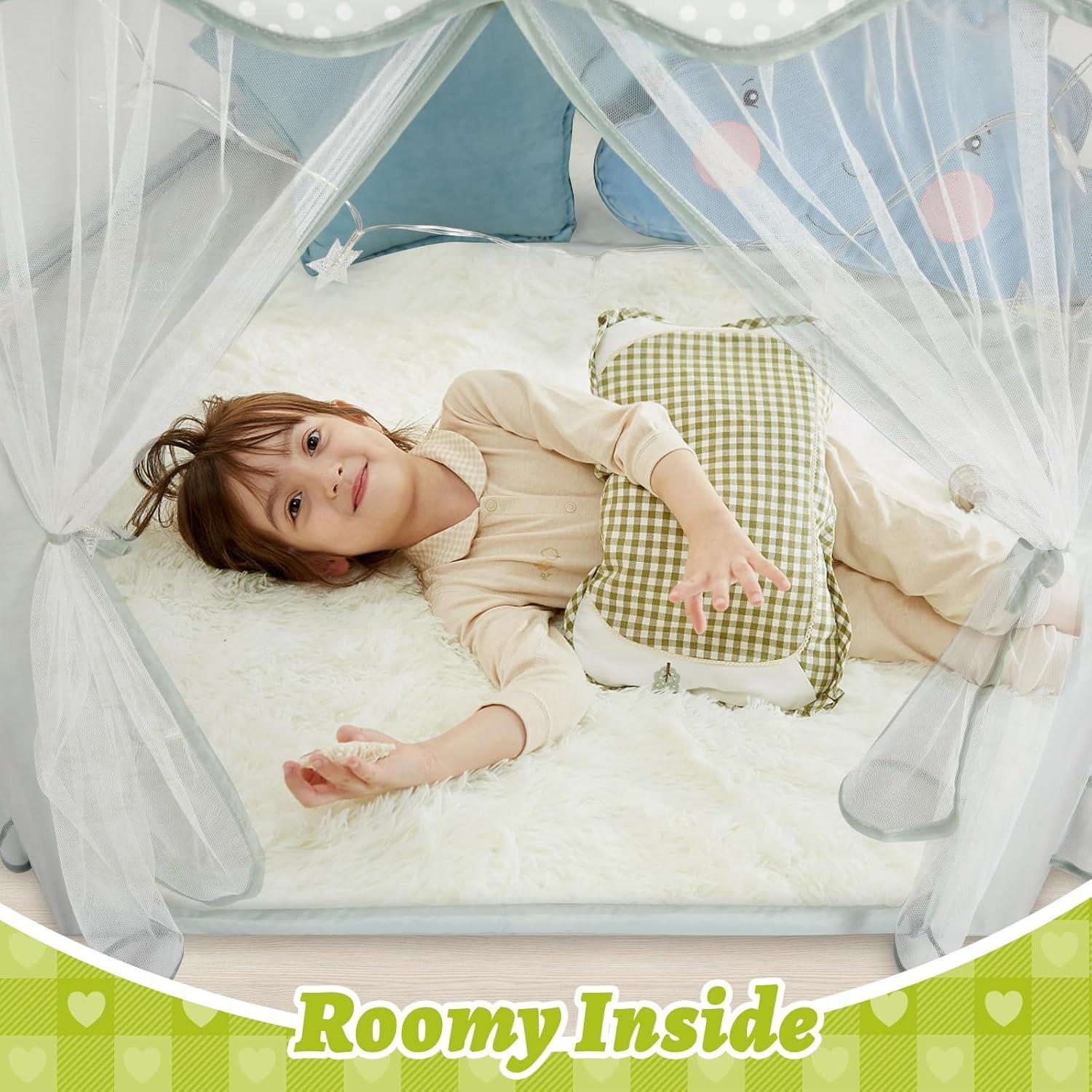 Tienda Princesa Monobeach Celadon 139,7x134,6 cm con Luces