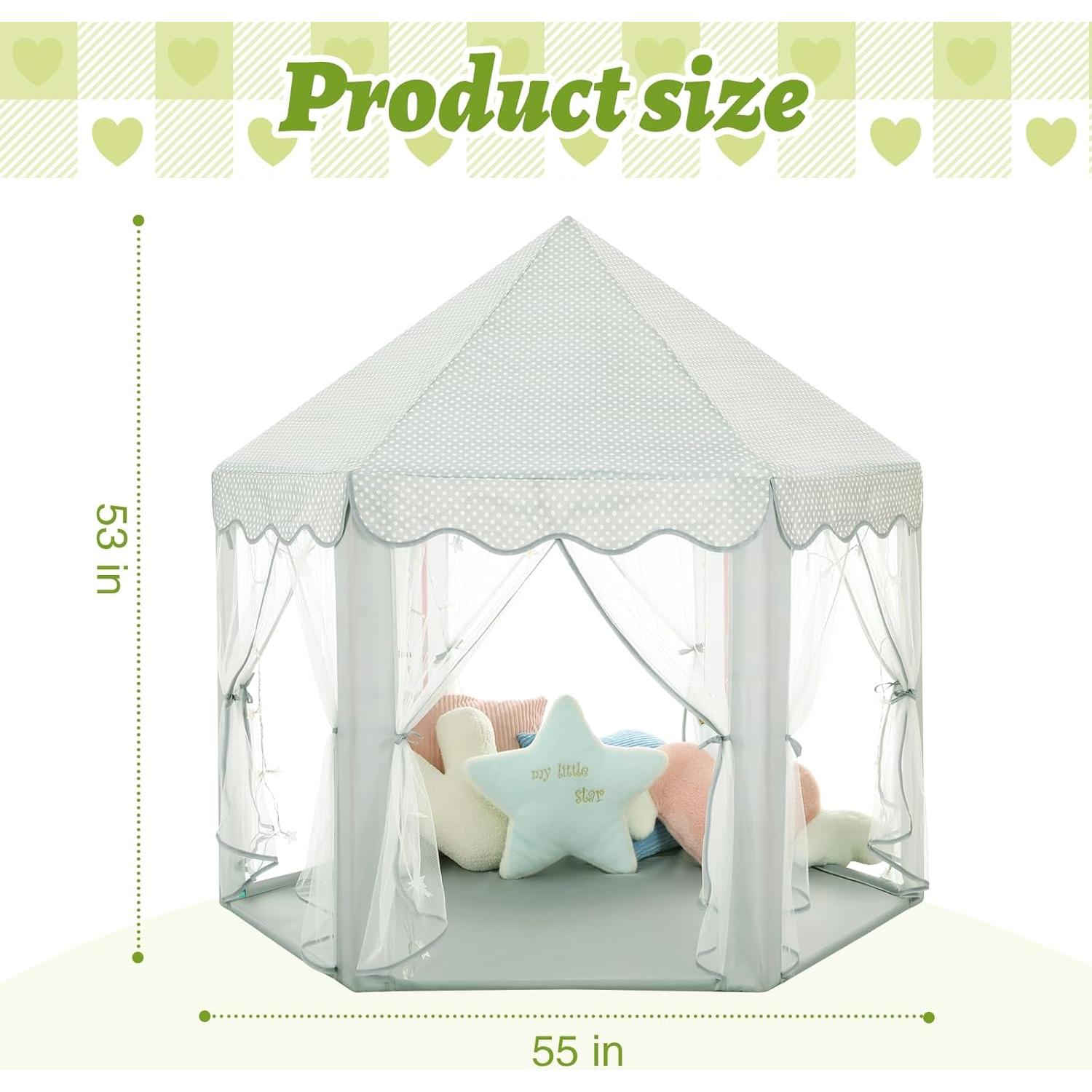 Tienda Princesa Monobeach Celadon 139,7x134,6 cm con Luces