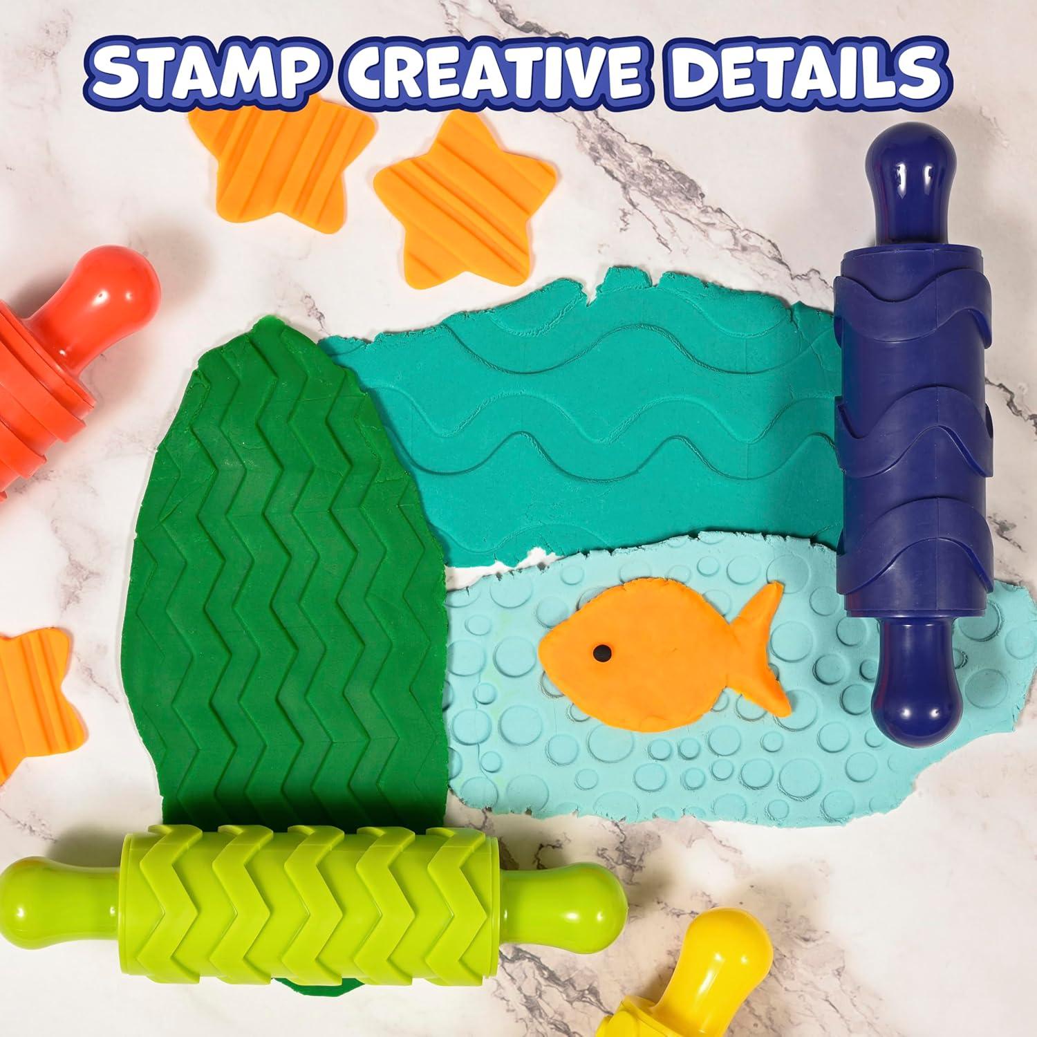 Rodillos de Textura para Niños Learning Advantage - 4 Patrones